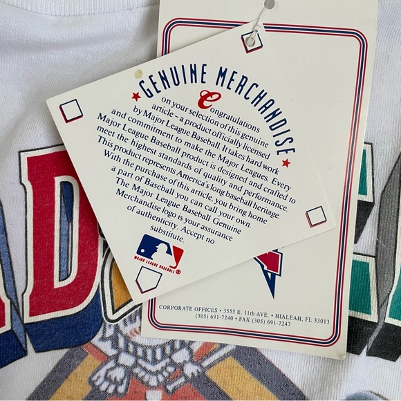 NWT Vintage 1997 League Championship Series Atlanta Braves vs. Florida Marlins - Picture 6 of 11